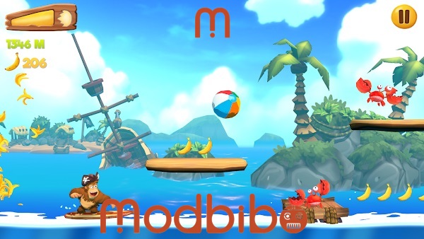 banana kong 2 running game mod apk